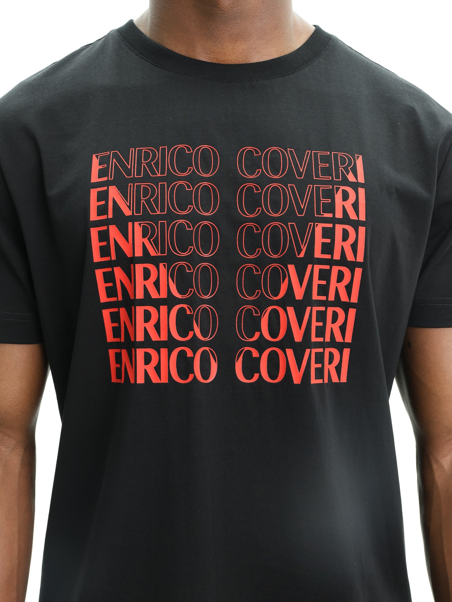 Enrico Coveri T-Shirt 2 Packs Black
